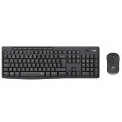 Logitech MK295 Silent trådløst tastatur og mus sort