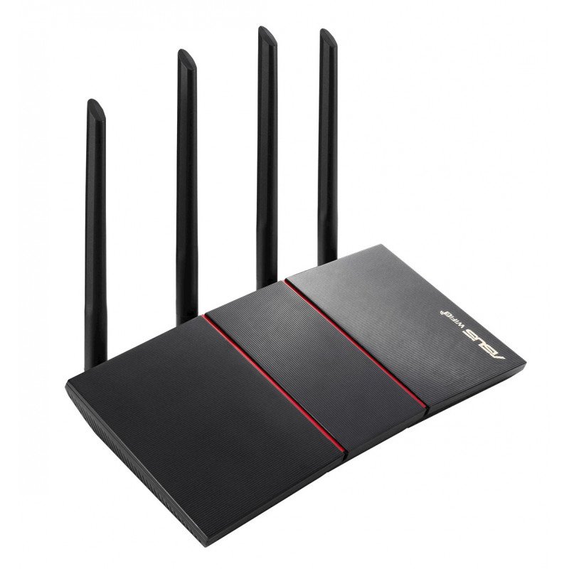 Router 450+ Mbps - Asus RT-AX55 trådlös dual band Wi-Fi 6-router