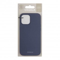 Onsala mobiletui til iPhone 12 og iPhone 12 Pro 6,1" i mørkeblå silikone