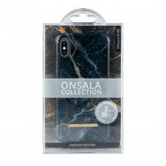 Onsala mobiletui til iPhone X / XS Shine Grey Marble