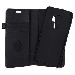 Buffalo Magnetiskt 2-i-1 Plånboksfodral i läder till Samsung Galaxy S9+ Plus