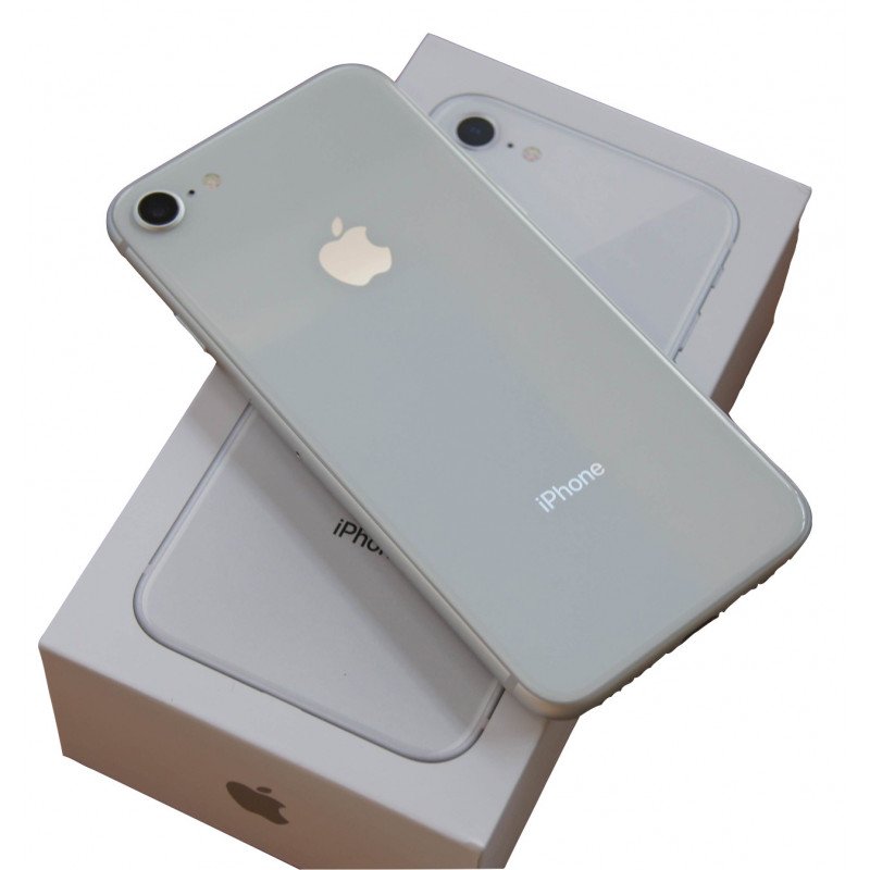iPhone 8 - iPhone 8 64GB silver (ny i bruten box)