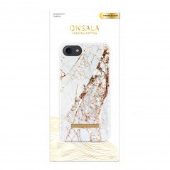 Onsala mobilskal till iPhone 6/7/8/SE Soft White Rhino Marble