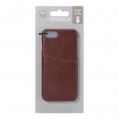 Skal - Onsala mobiltaske til iPhone 6/7/8/SE med kortlomme i vegansk læder