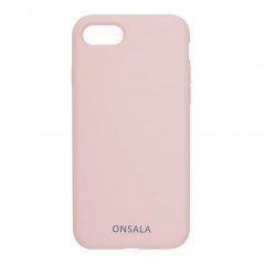 Onsala mobiletui til iPhone 6/7/8/SE Silikone Sand Pink