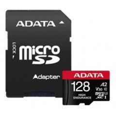 Minneskort - Adata 128 GB microSDXC + SDXC UHS-I U3 V30 A2 (Class 10)