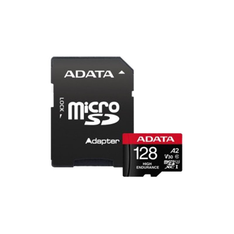 Minneskort - Adata 128 GB microSDXC + SDXC UHS-I U3 V30 A2 (Class 10)