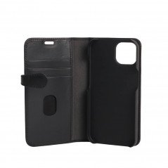 iPhone 13 - Buffalo Magnetiskt 2-i-1 Plånboksfodral i äkta läder till iPhone 13