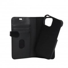 Buffalo Magnetiskt 2-i-1 Plånboksfodral i äkta läder till iPhone 13 Mini