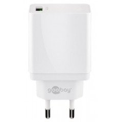 Opladere og kabler - Goobay Power Adapter med USB Quick Charge QC3.0 18W 3A