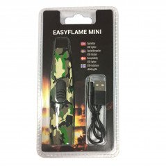 Tilbudshjørnet - Easyflame Elektrisk Tändare USB Kamouflage