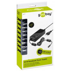 Goobay universalladdare 90 watt för laptops med USB