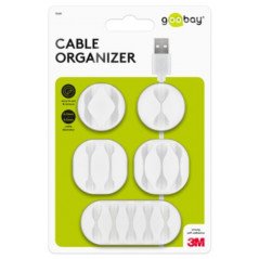 Kabelhantering - Kabelhållare Organizer 5-pack Mix