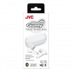 Trådløse headset - JVC Gumy Bluetooth-hovedtelefoner, in-ear, hvid