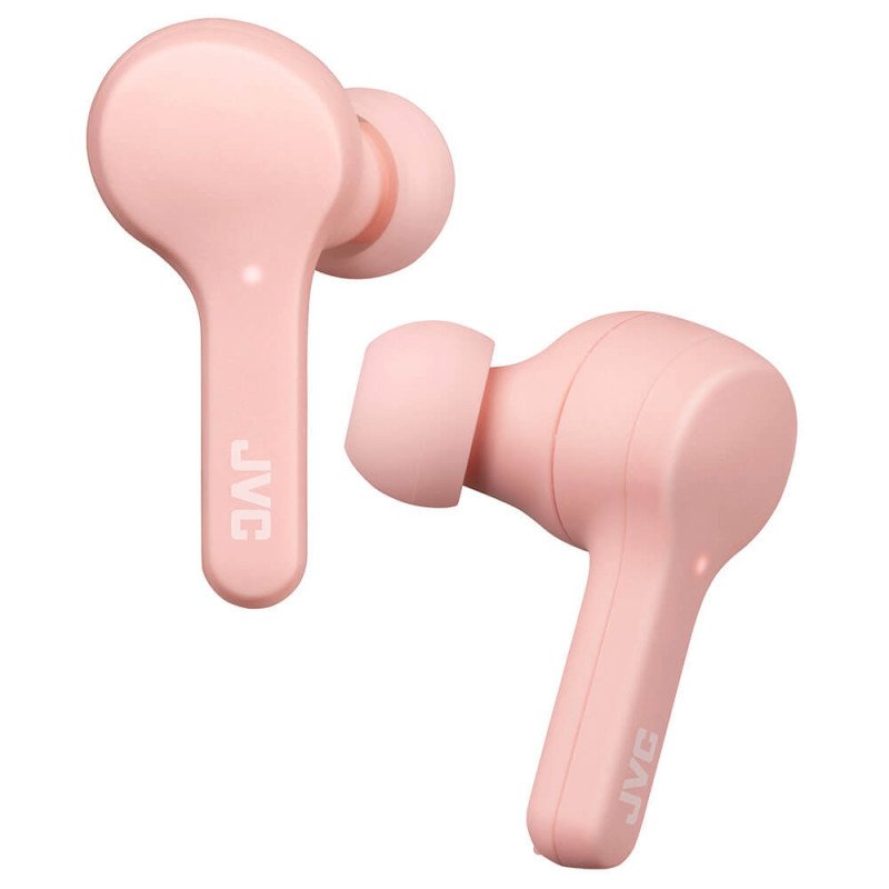 Trådløse headset - JVC Gumy Bluetooth-hovedtelefoner, in-ear, pink