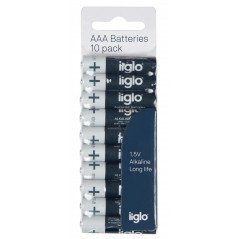 iiglo 10-pak AA-batterier LR06
