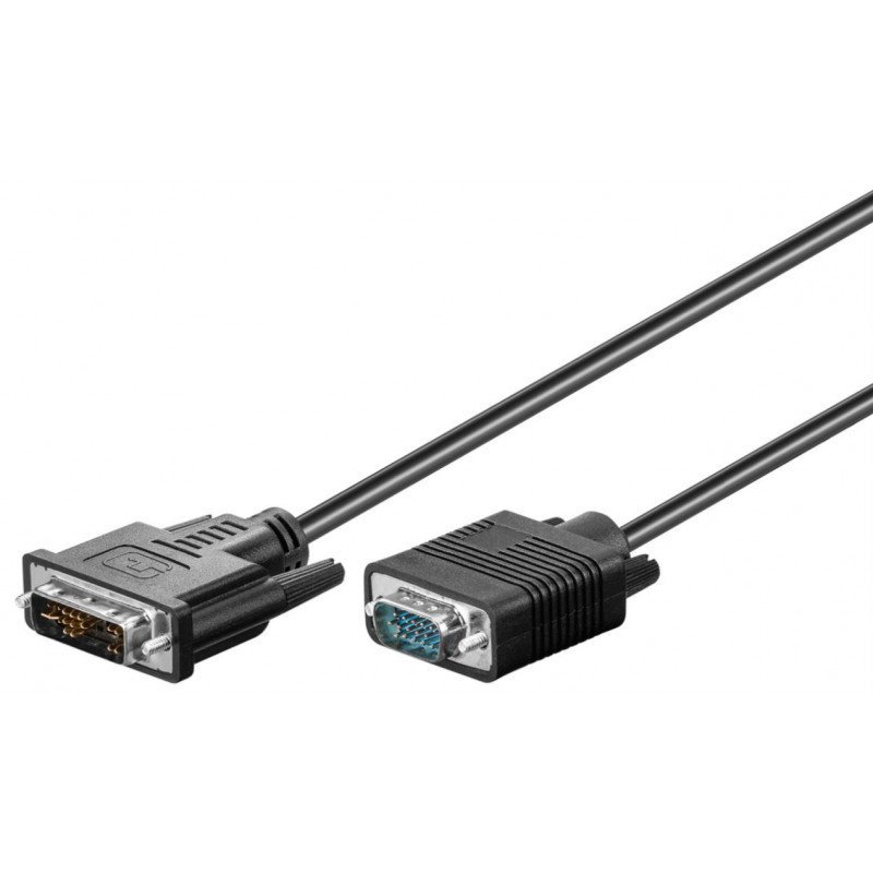 Skærmkabel & skærmadapter - Full HD DVI til VGA-kabel i flere længder