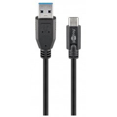 Opladningskabel USB-C til USB 3.0 med Quick Charge-understøttelse 15W