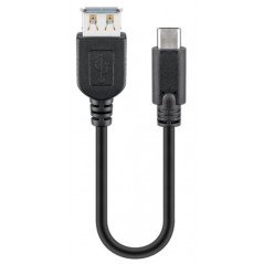 Opladnings- og synkroniseringskabel USB-C til USB 3.0-forlænger med QC-understøttelse