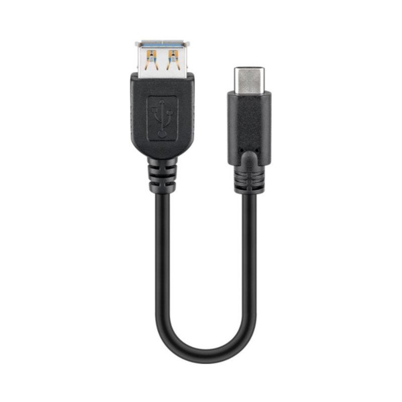 USB-C kabel - Ladd- & synkkabel USB-C till USB 3.0 förlängning med QC stöd