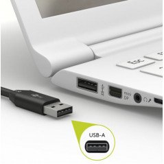 USB-C cable - Laddkabel i textil USB-C till USB
