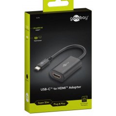 TV og lyd - Goobay USB-C til HDMI-adapter 4k Ultra HD @60Hz og 3D