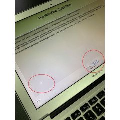 Brugt bærbar computer 13" - MacBook Air 13-tum Mid 2013 (beg med defekter)