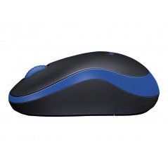 Trådlös mus - Logitech M185 trådlös mus i blå färg