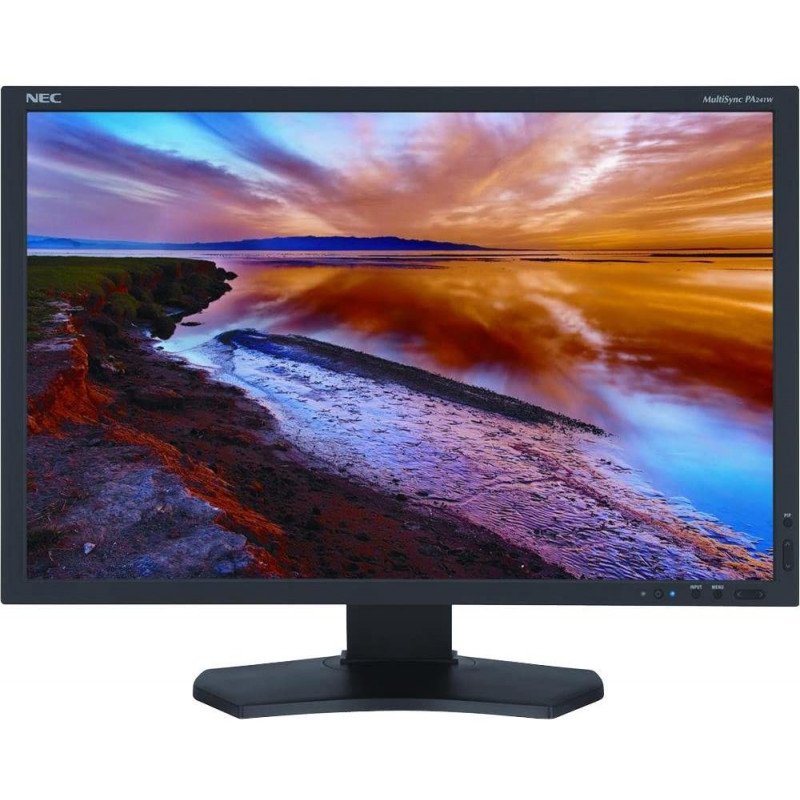 Used computer monitors - NEC MultiSync 24" LCD-skärm med IPS-panel (beg)