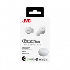 Trådløse headset - JVC Gumy Mini Bluetooth-headset hørlur, in-ear, hvid