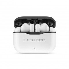 Bluetooth hovedtelefoner - LEDWOOD Capella trådløst bluetooth headset og høretelefoner, hvid