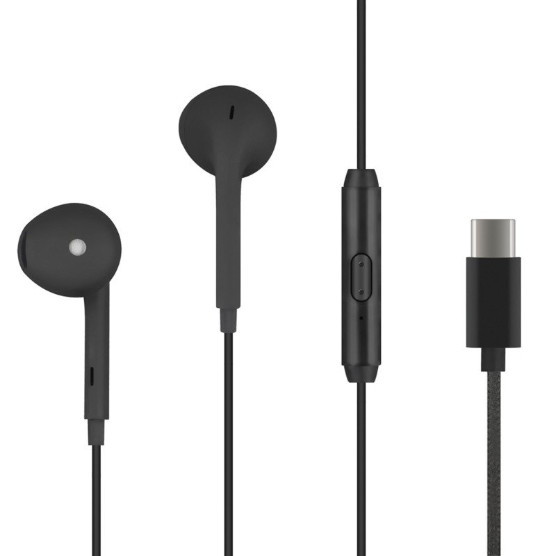 Hörlurar och headset - Champion In-ear headset med USB-C DAC Black