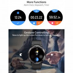 Smartwatch - Denver IPS Smartwatch med fitnessfunktioner och hjärtfrekvens-sensor
