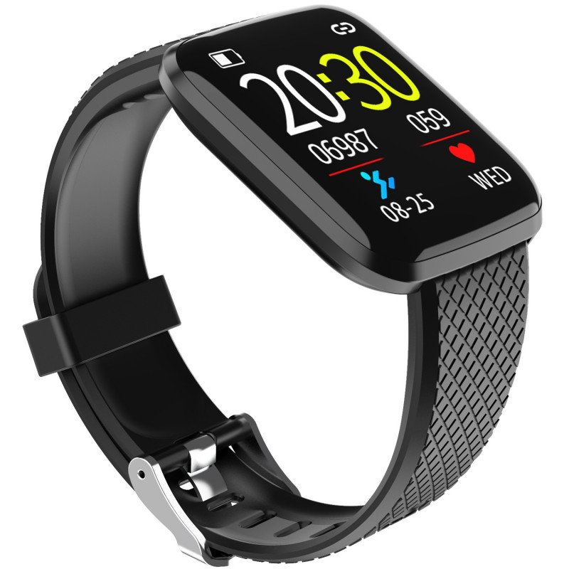 Smartwatch - Denver Smartwatch med fitnessfunktioner, puls- och blodtrycksmätare