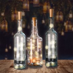 Ljusslingor - Goobay LED ljusslinga för flaskor 10st 2m LED-slingor