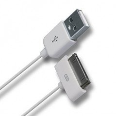 Laddare och kablar - Laddkabel för äldre iPhones och iPads (30-pin) (beg)