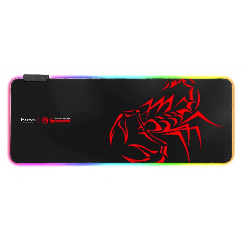 Gaming-musemåtte - Marvo MG010 gaming-musmatta med RGB-belysning