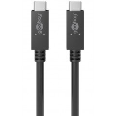 USB-C kabel - USB-C till USB-C USB 3.2 gen 2 laddkabel PD 100W bildskärmskabel 4K@60Hz