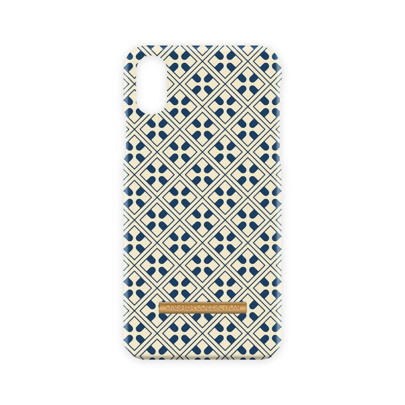 Skal och fodral - Onsala mobilskal till iPhone X / XS Soft Blue Marocco