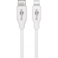 Lightning kabel iphone - Lightning till USB-C-kabel, vit (2 meter)