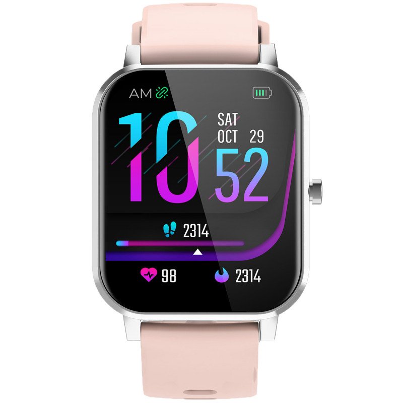 Smartwatch - Denver Smartwatch med fitnessfunktioner, puls- og blodtrykssensor