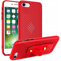 Varmeafledende TPU-etui til iPhone 7/8 i rød farve