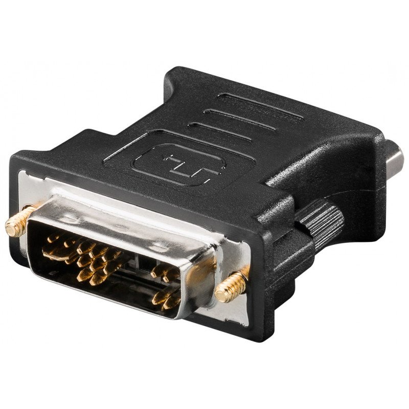 Screen Cables & Screen Adapters - Goobay DVI-A till VGA-adapter med guldpläterade kontakter