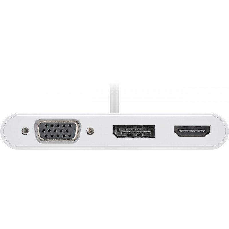 USB-C skærmadapter - Goobay USB-C Multiport til HDMI/VGA/DisplayPort