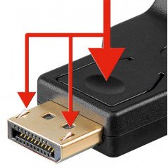 DisplayPort till VGA-adapter