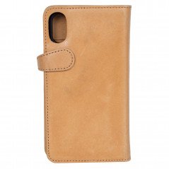 Iphone X/XS - Buffalo Magnetiskt 2-i-1 Plånboksfodral i äkta läder till iPhone XS och X