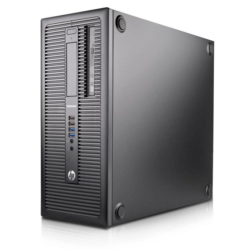 Brugt stationær computer - HP Elitedesk 800 G1 Tower i5 8GB 128SSD (brugt)