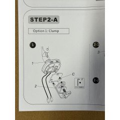 Tilbehør til computerskærme - Prokord Bordsstativ med gasfjäder och VESA för datorskärm, monitorarm