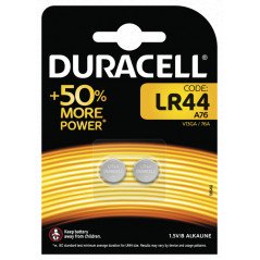 Batterier & batteri tester - Duracell LR44 knappcellsbatterier 2-pack