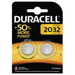 Batterier & batteritestare - Duracell CR2032 knappcellsbatterier 2-pack